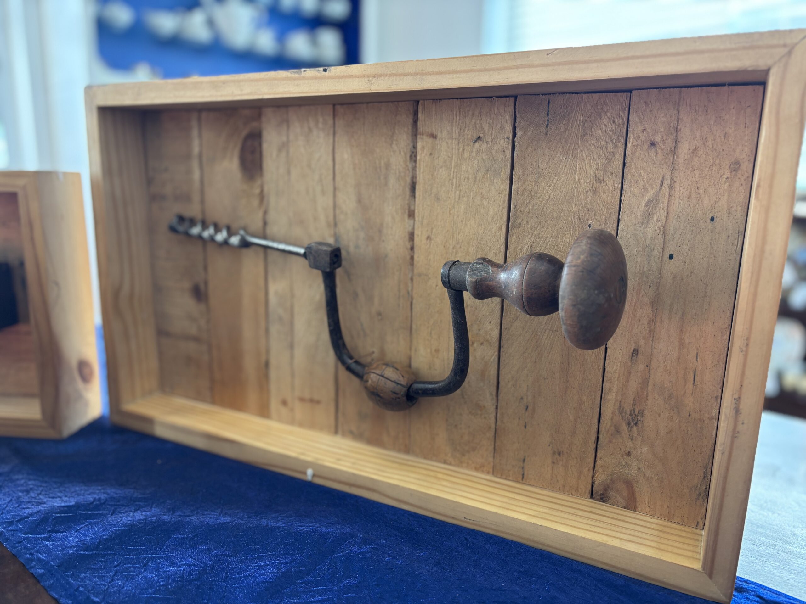Collection of Five Framed Vintage Trade & Woodworking Tools - Image 6