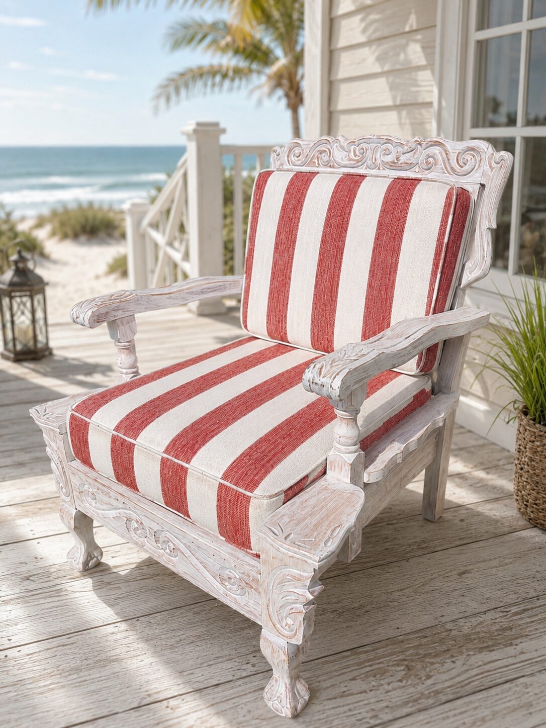 6210526 Ornately Carved Solid Wood L/Suite