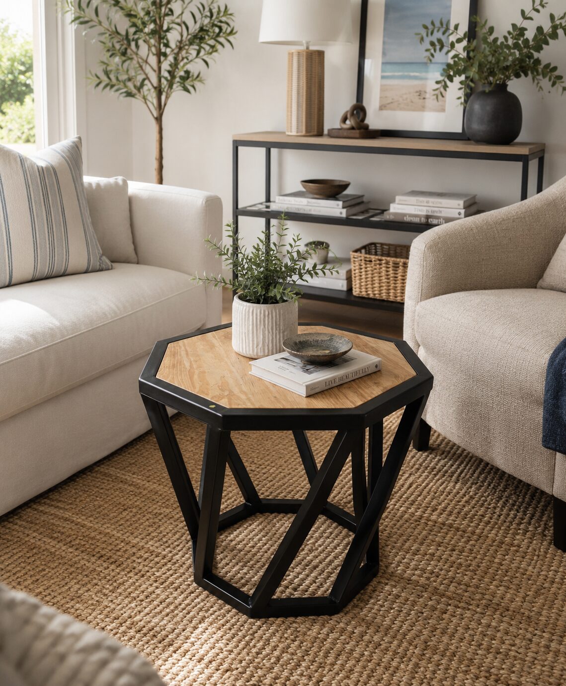 Geometric Artisan Coffee Table