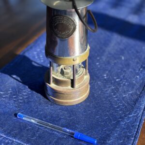 Victor Cambrian Type G2 Miner's Safety Lamp, Brass & Steel