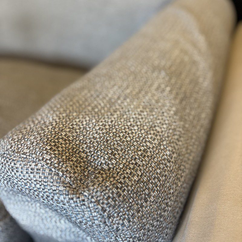 Contemporary Grey Upholstered 2-Seater Sofa - Image 5
