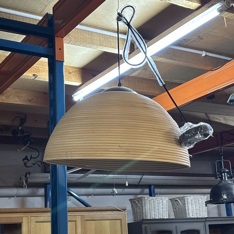 Modern Beehive Bentwood Pendant Ceiling Light Shade - Image 2