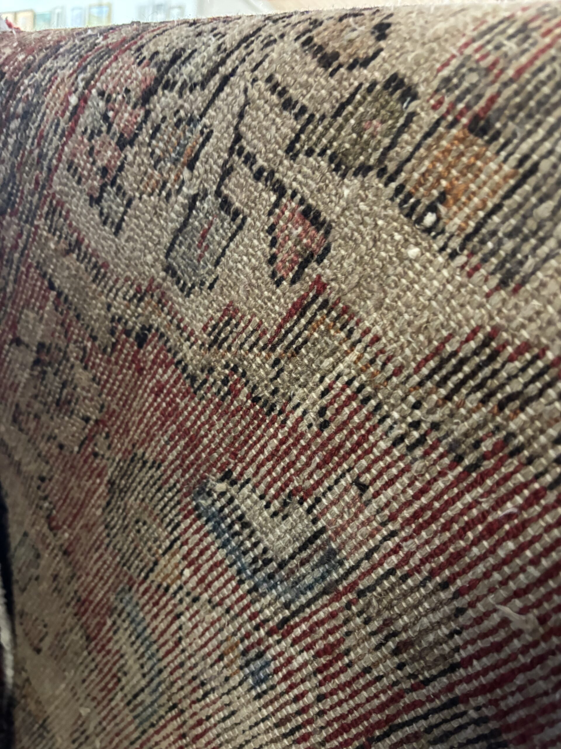 Vintage Persian Hamadan Hand-Knotted Wool Runner Rug 300x110cm - Image 3