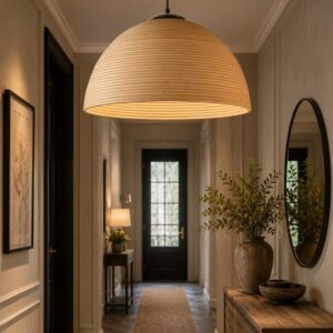 Modern Beehive Bentwood Pendant Ceiling Light Shade