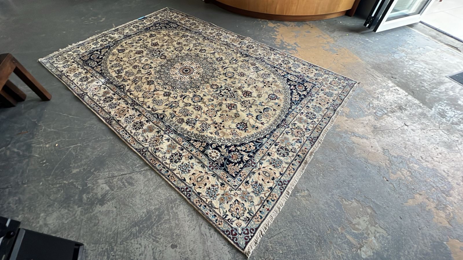 Large Floral Persian Kashan Rug 298 x 190cm - Image 2