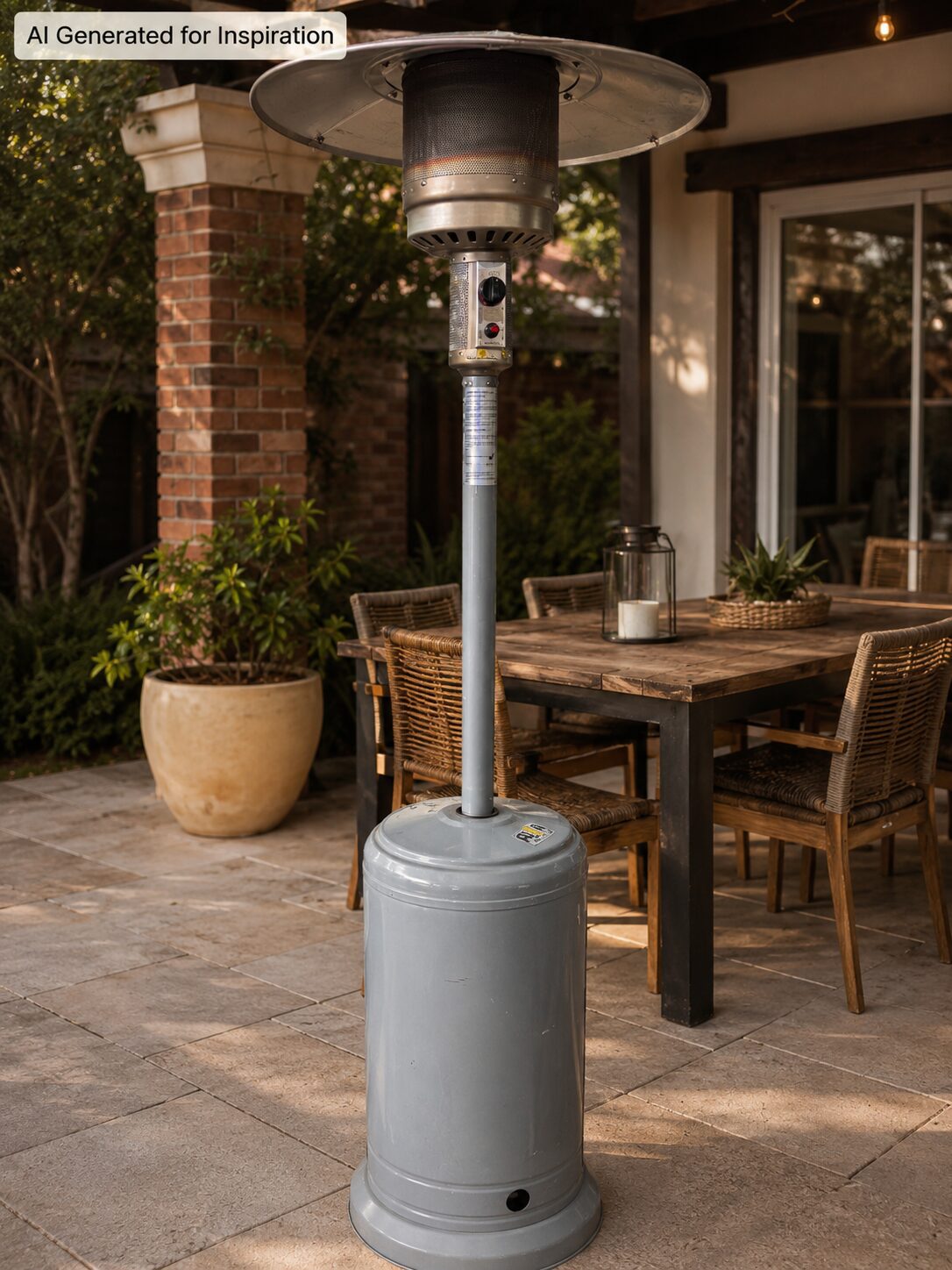 ALVA Outdoor Gas Patio Heater Grey