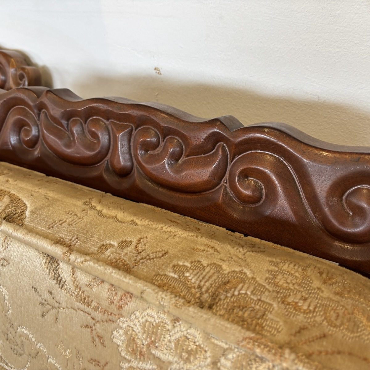 Ornately Carved Solid Wood Lounge Suite (3 piece) - Image 11