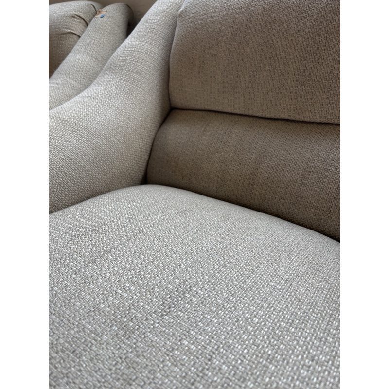 Pair of Light Beige Upholstered Armchairs - Image 4