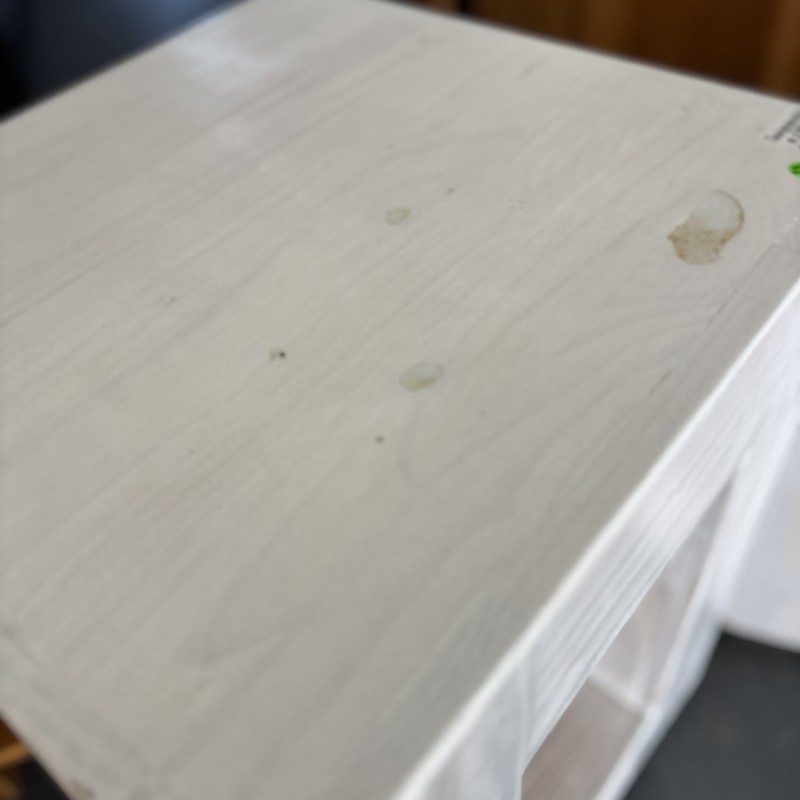 Pair of Whitewashed Wooden Pedestal Display Blocks - Image 4