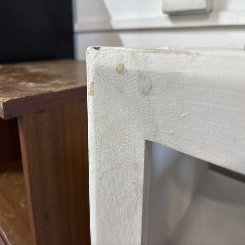 White Pedestal Drawer Set with Open Shelf Storage - Image 6