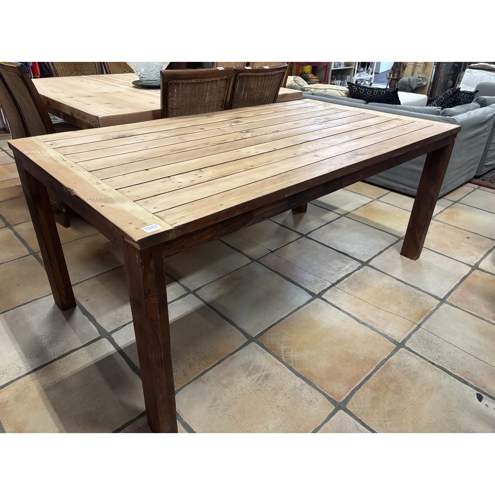 Oregon Rectangular Solid Wood Dining Table - Image 3