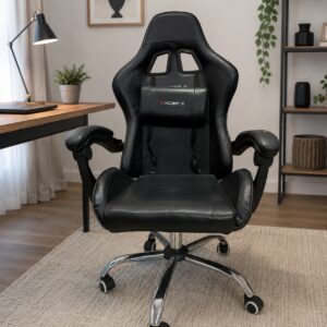 Racer X Black Gaming Office Chair
