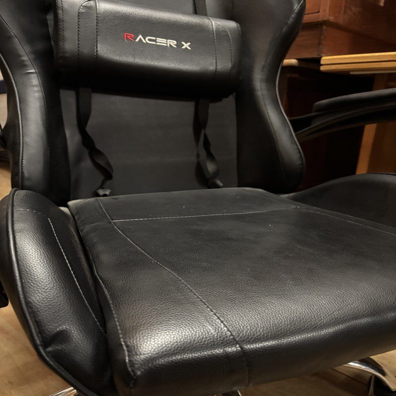 Racer X Black Gaming Office Chair - Image 2