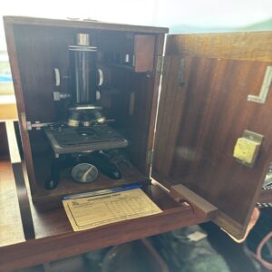Vintage Watson & Sons Cased Laboratory Microscope